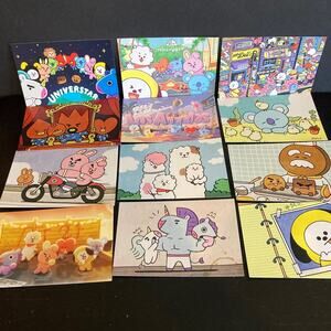 BT21 Los Angeles Official Line Friends Hollywood Limited Edition Postcard Set